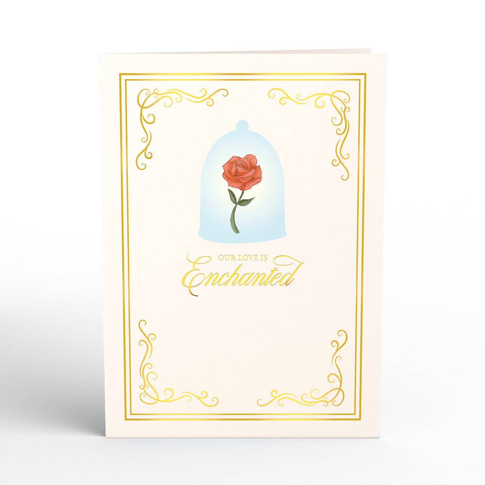 Disney's Beauty and The Beast Enchanted Love 5''x7'' Card