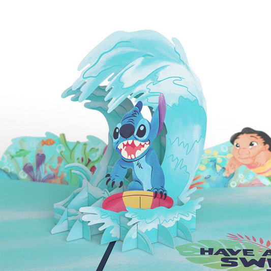 Disney's Stitch Cowabunga Birthday 5''x7'' Card