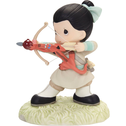 Disney Mulan & Mushu - You Keep Me On Target Figurine - Precious Moments