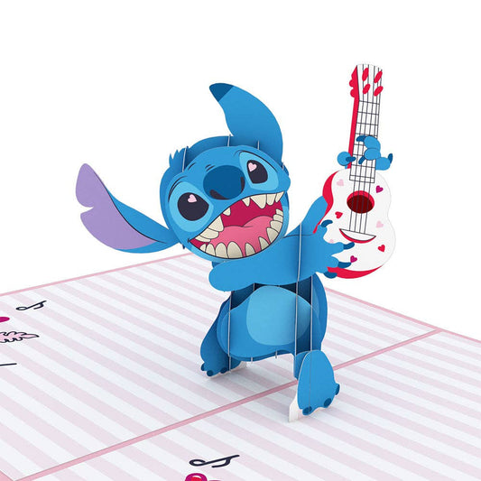 Disney's Stitch Rockin' Valentine 5''x7'' 3D Lovepop Card