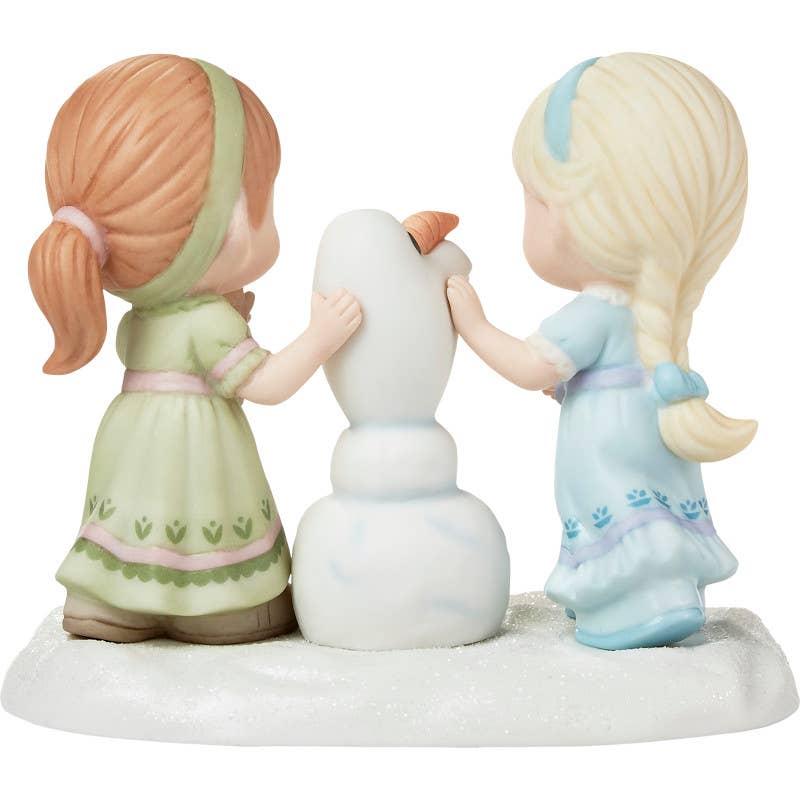 Elsa, Anna & Olaf - Building A Snowman Is Better With You Disney Frozen Figurine - Precious Moments