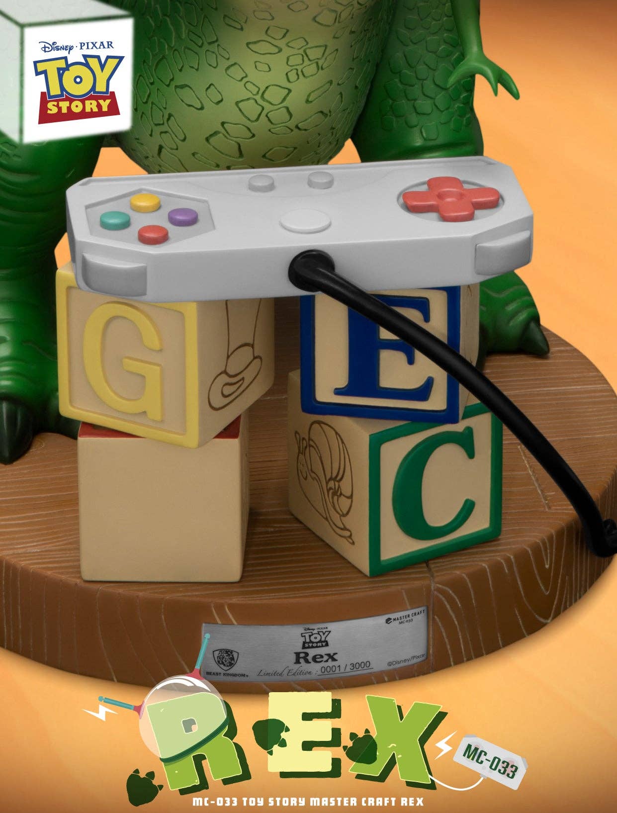 Toy Story Master Craft Rex Table Top Statue