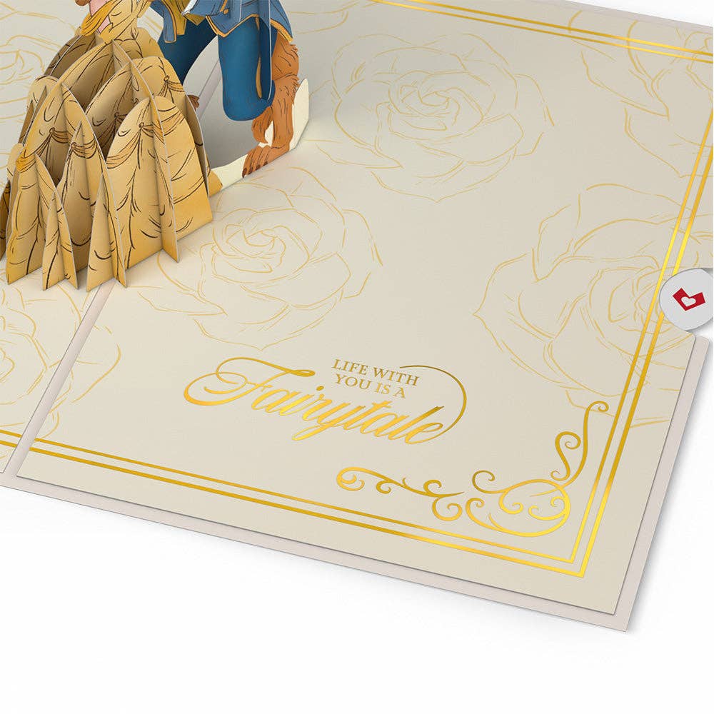 Disney's Beauty and The Beast Enchanted Love 5''x7'' Card