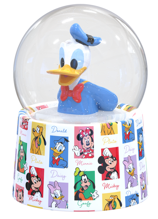 Disney Donald Duck Boxed 45mm Light Up Snow Globe