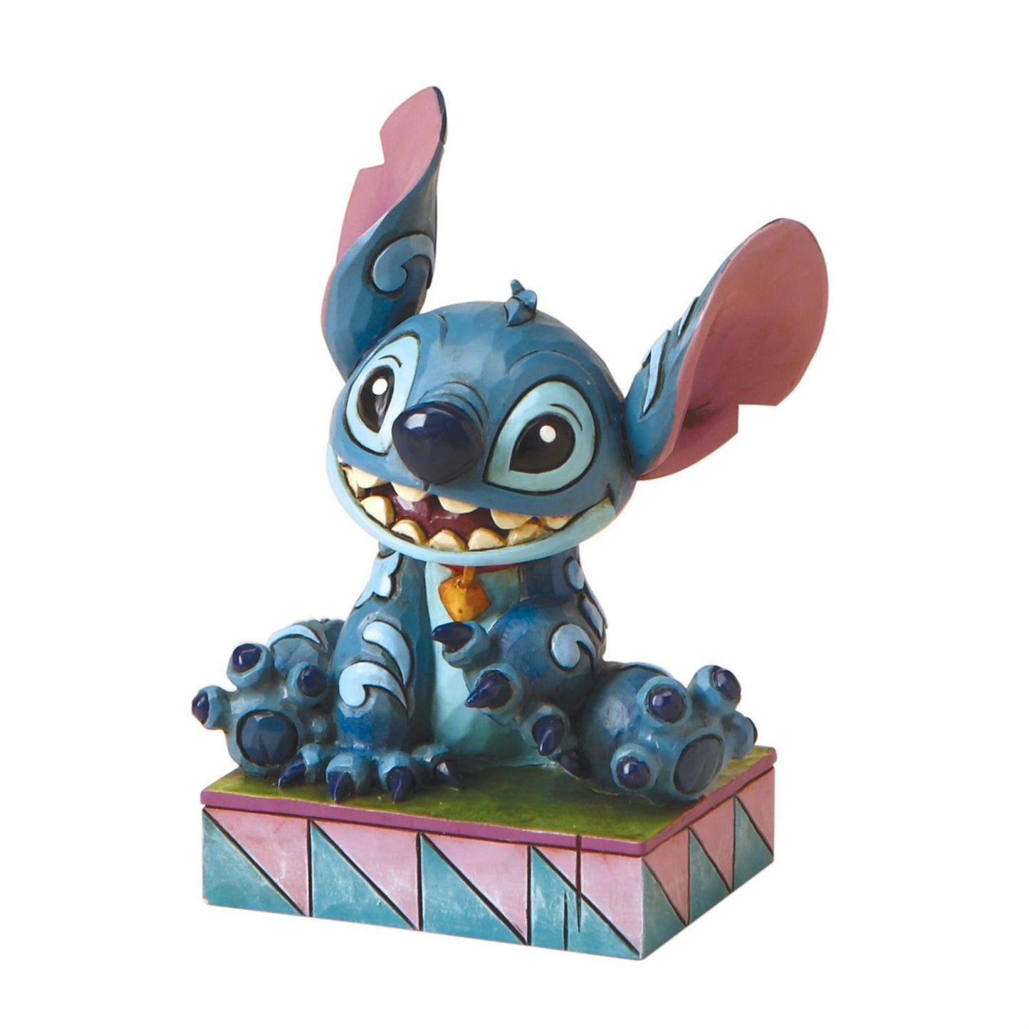 Stitch Personality - Jim Shore Disney Traditions - Lilo & Stitch "Ohana Means Family"