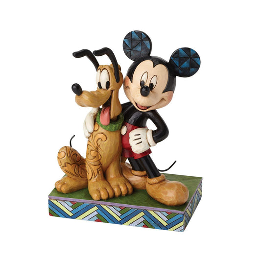 "Best Pals" Jim Shore Disney Traditions - Mickey Mouse & Pluto