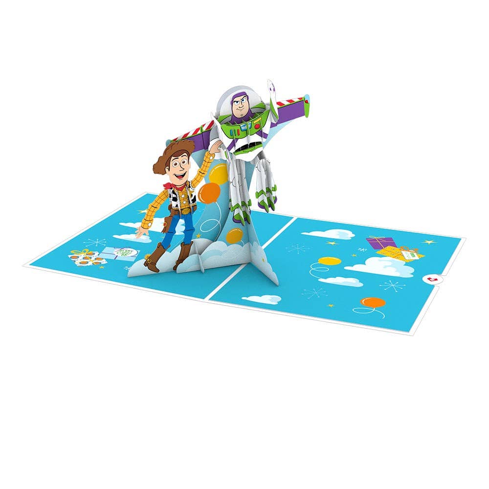 Disney's Toy Story Birthday 5''x7'' 3D Lovepop Card - Buzz Lightyear & Woody