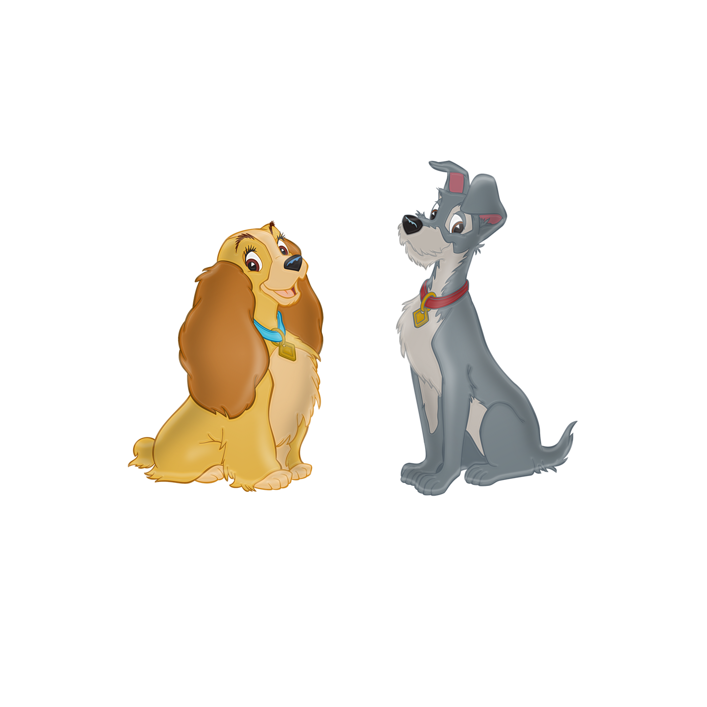 Lady and The Tramp Salt and Pepper Shaker