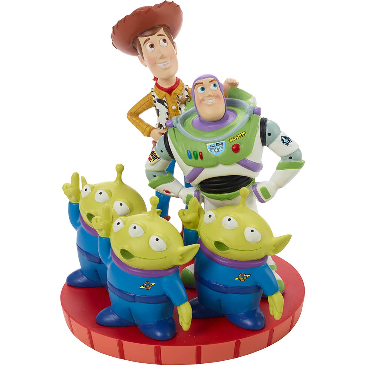 Disney Toy Story Woody, Buzz, LGM Martian Figurine - Precious Moments