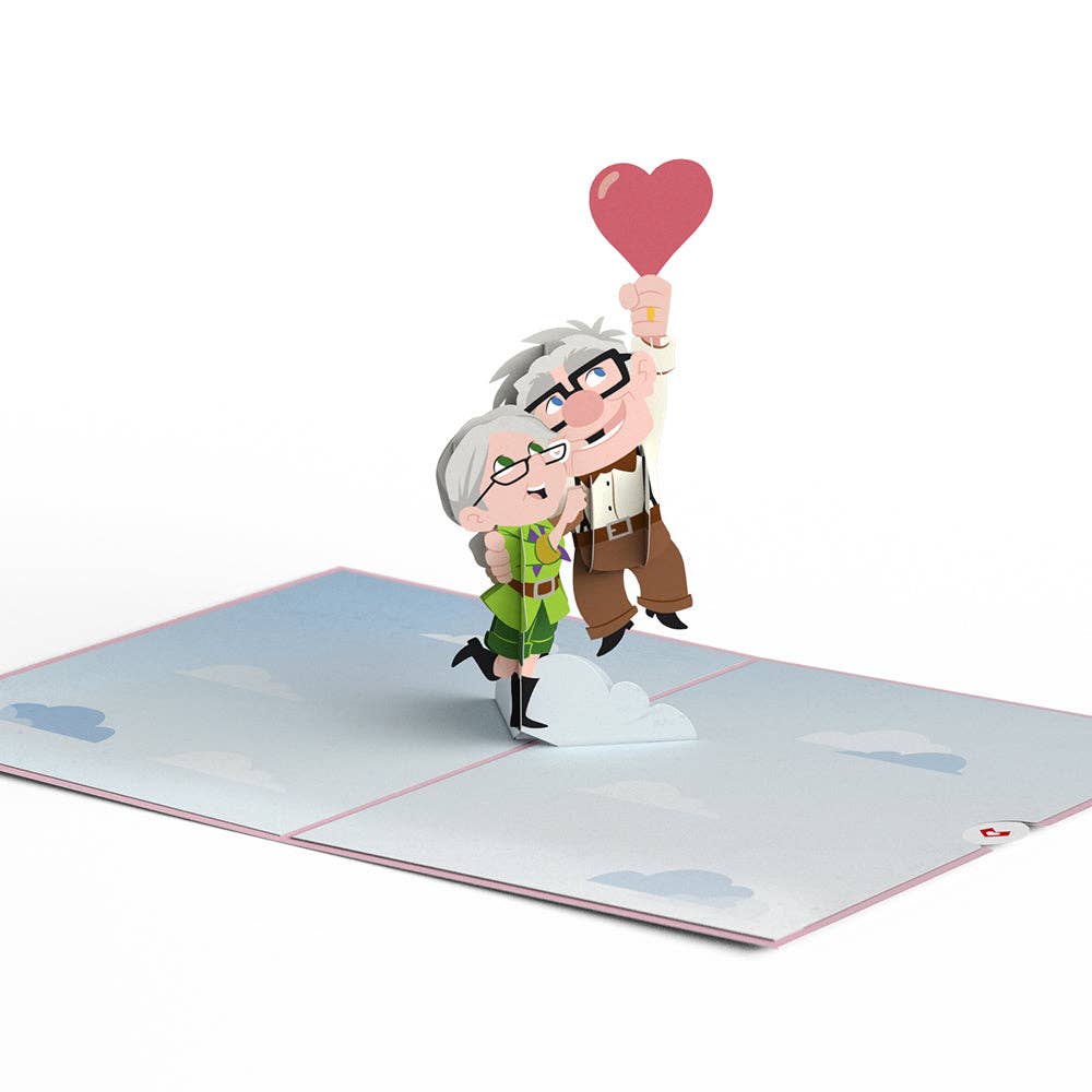 5x7" Disney and Pixar Up Carl & Ellie Pop-Up Card