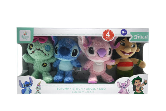 Disney Lilo and Stitch 4 pc Boxed Cuteeze Set - Plush