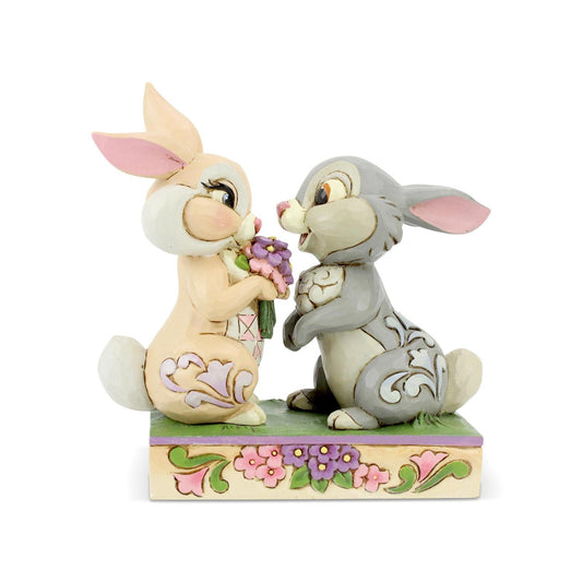 Thumper & Blossom "Bunny Bouquet" Jim Shore Disney Traditions - Bambi & Friends