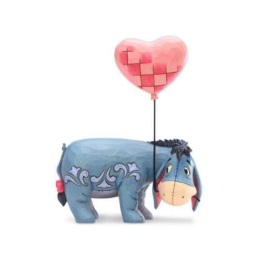 Eeyore with Heart Balloon "Love Floats" Jim Shore Disney Traditions - Winnie the Pooh & Friends