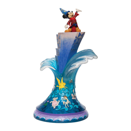 Mickey Mouse Sorcerer FANTASIA BIG FIG "Summit of Imaginations" Jim Shore Disney Traditions