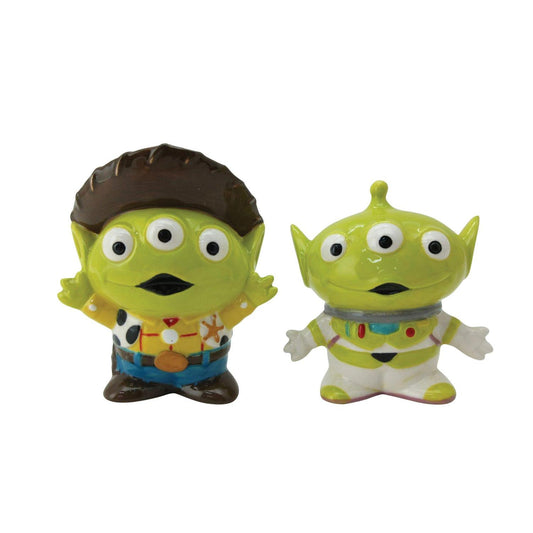 LGM Little Green Men Alien TOY STORY Salt & Pepper S&P Shaker - Buzz & Woody - PIXAR