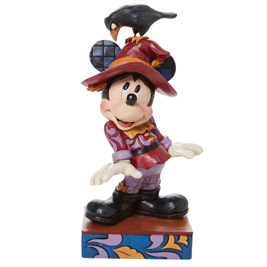 Mickey Mouse Scarecrow "Scaredy-Crow" Jim Shore Disney Traditions