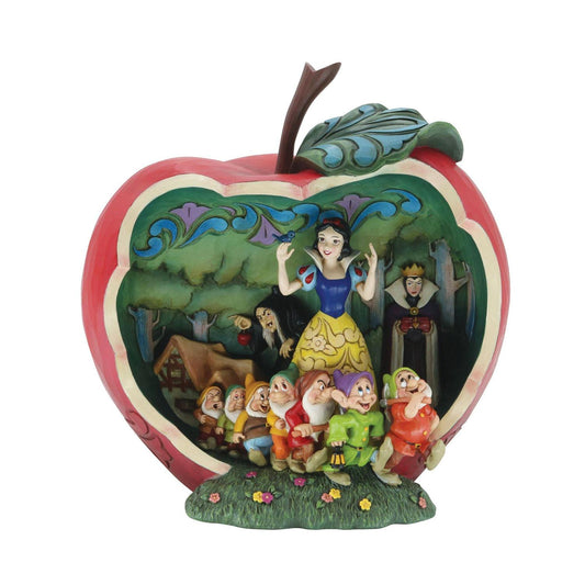 Snow White and the Seven Dwarfs Evil Queen "A Wishing Apple" Jim Shore Disney Traditions