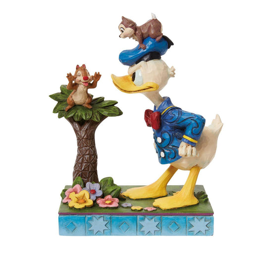 Donald Duck & Chip n' Dale "A Mischievous Pair" Jim Shore Disney Traditions