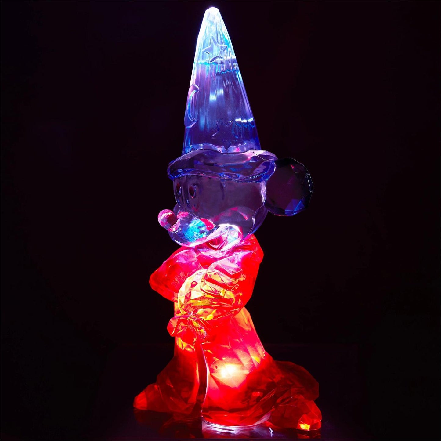Mickey Mouse Sorcerer's Apprentice Disney Facet Figurine Collection - Lights Up
