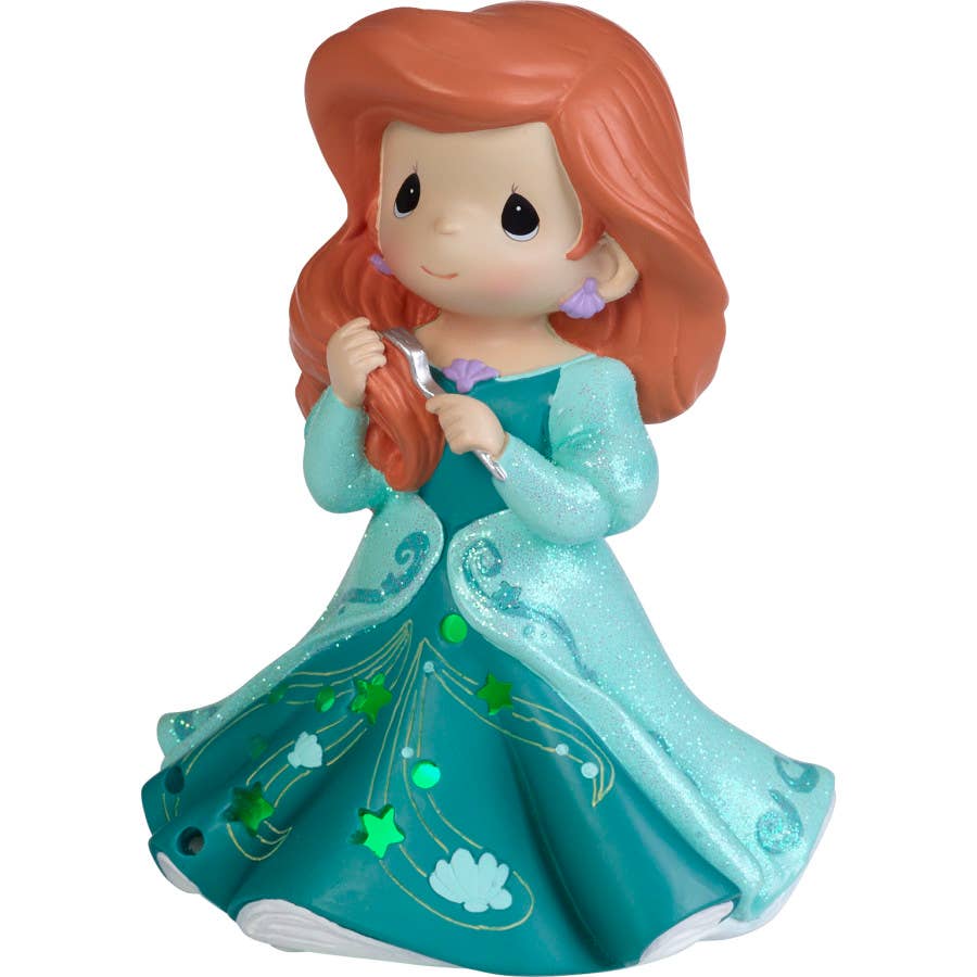 Disney Showcase Ariel LED Cutout Dress Musical Resin - Little Mermaid - Precious Moments