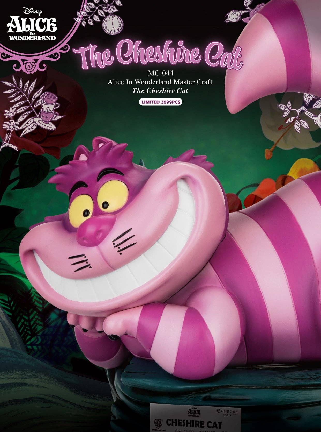 Alice In Wonderland Cheshire Cat Master Craft Table Top Statue