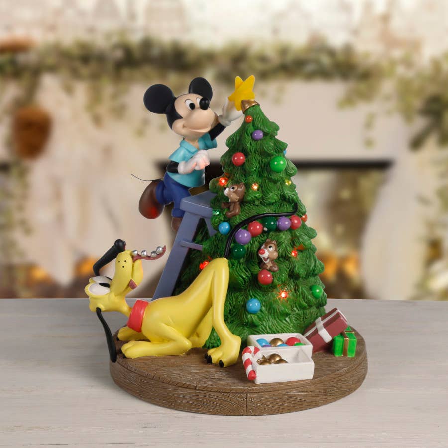 Bring Home The Holiday Cheer Disney - Mickey Mouse & Pluto - Precious Moments