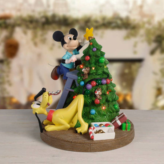 Bring Home The Holiday Cheer Disney - Mickey Mouse & Pluto - Precious Moments