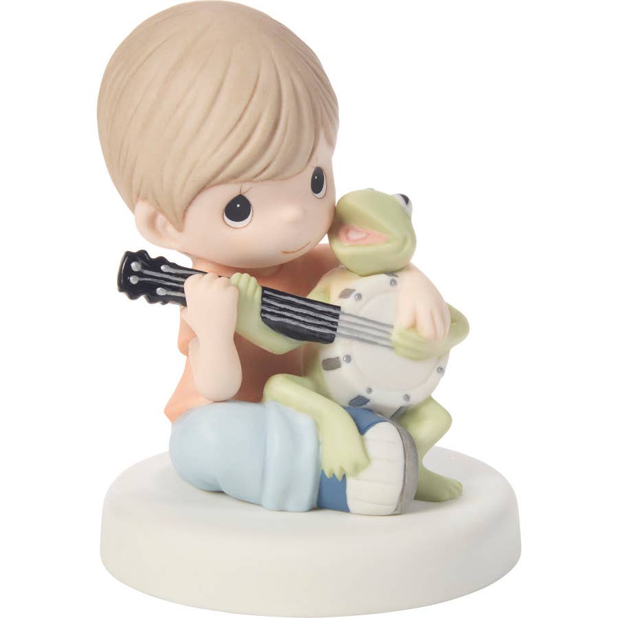 Music Is What Friendship Sounds Like Disney The Muppets Kermit the Frog - Precious Moments