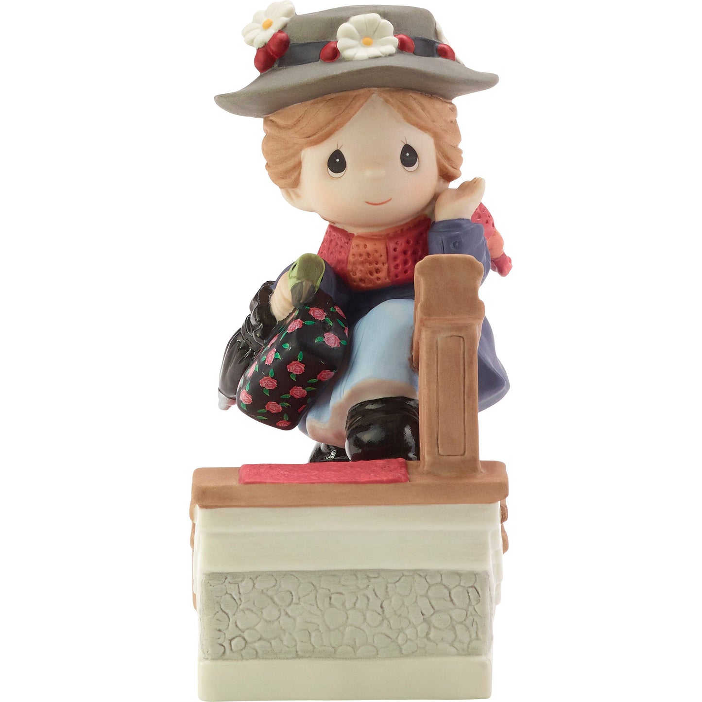 Mary Poppins On Banister Figurine Precious Moments Disney