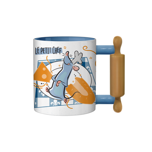 Ratatouille Little Chef 20oz. Shaped Handle Ceramic Mug