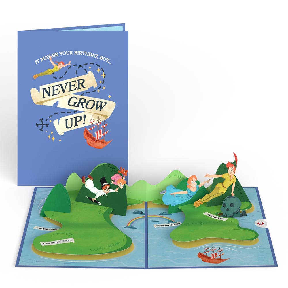 Disney's Peter Pan Neverland Birthday 5''x7'' Card