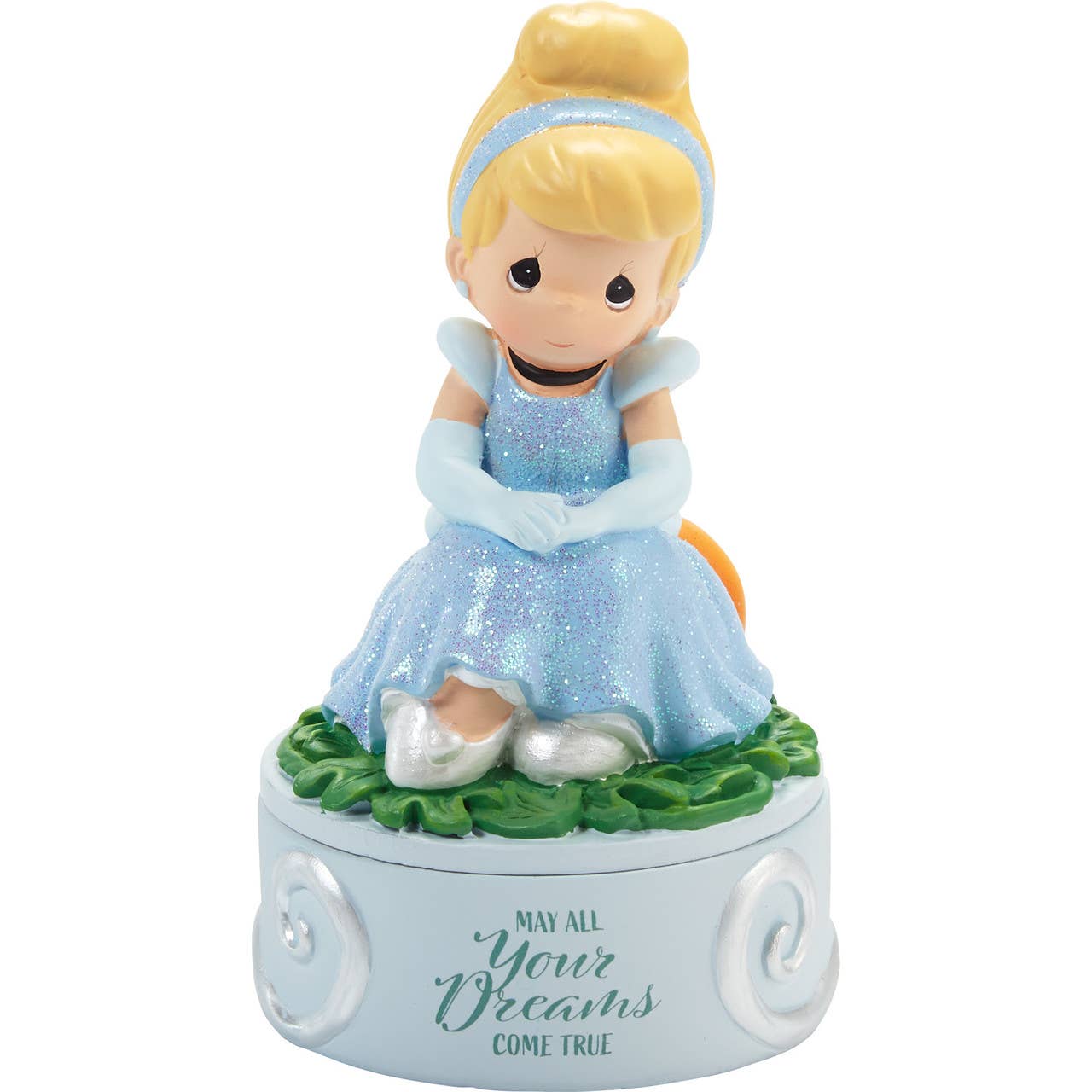Cinderella Covered Box - Precious Moments - Disney Princess