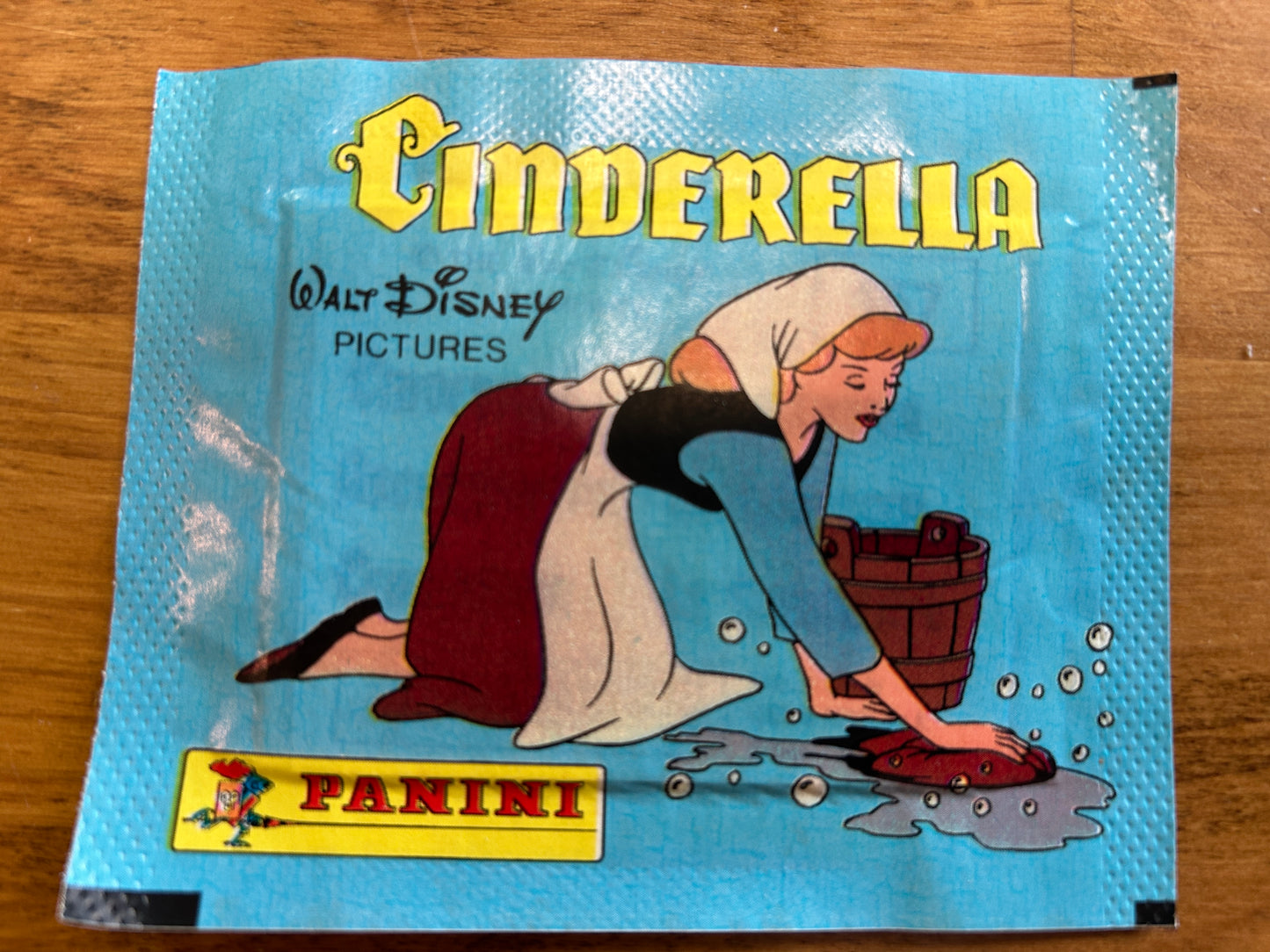 Six (6) unopened packs of Disney's Cinderella Pamini Album Stickers