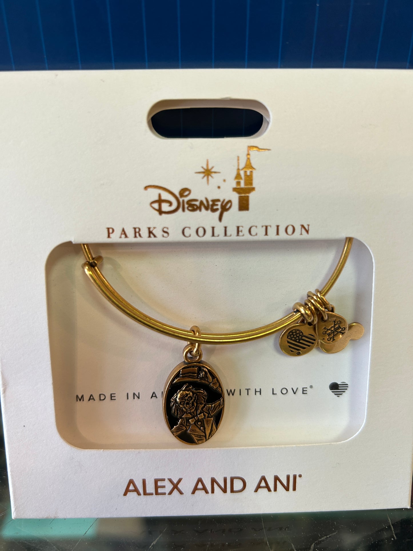 Haunted Mansion Alex and Ani Disney Parks Collection bracelet & charm