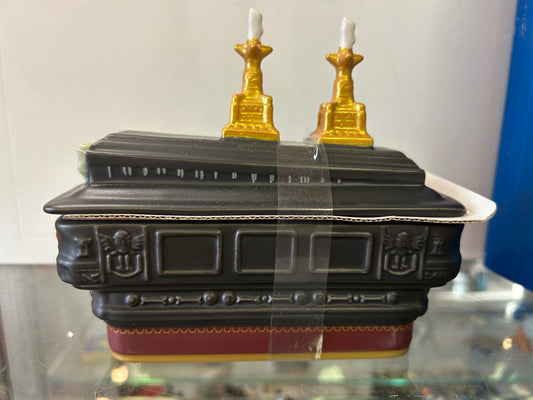 Haunted Mansion Coffin Ceramic Container