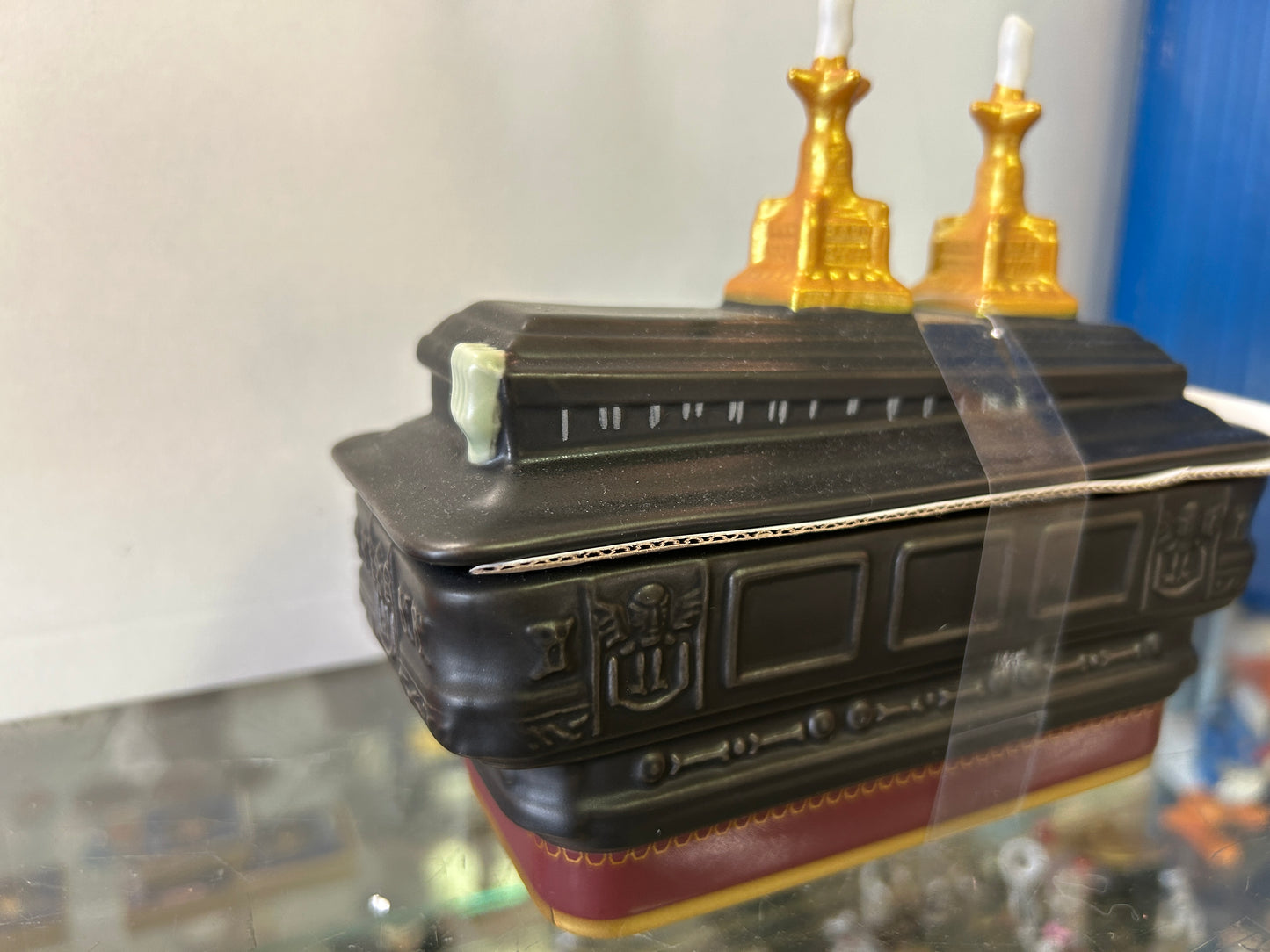 Haunted Mansion Coffin Ceramic Container