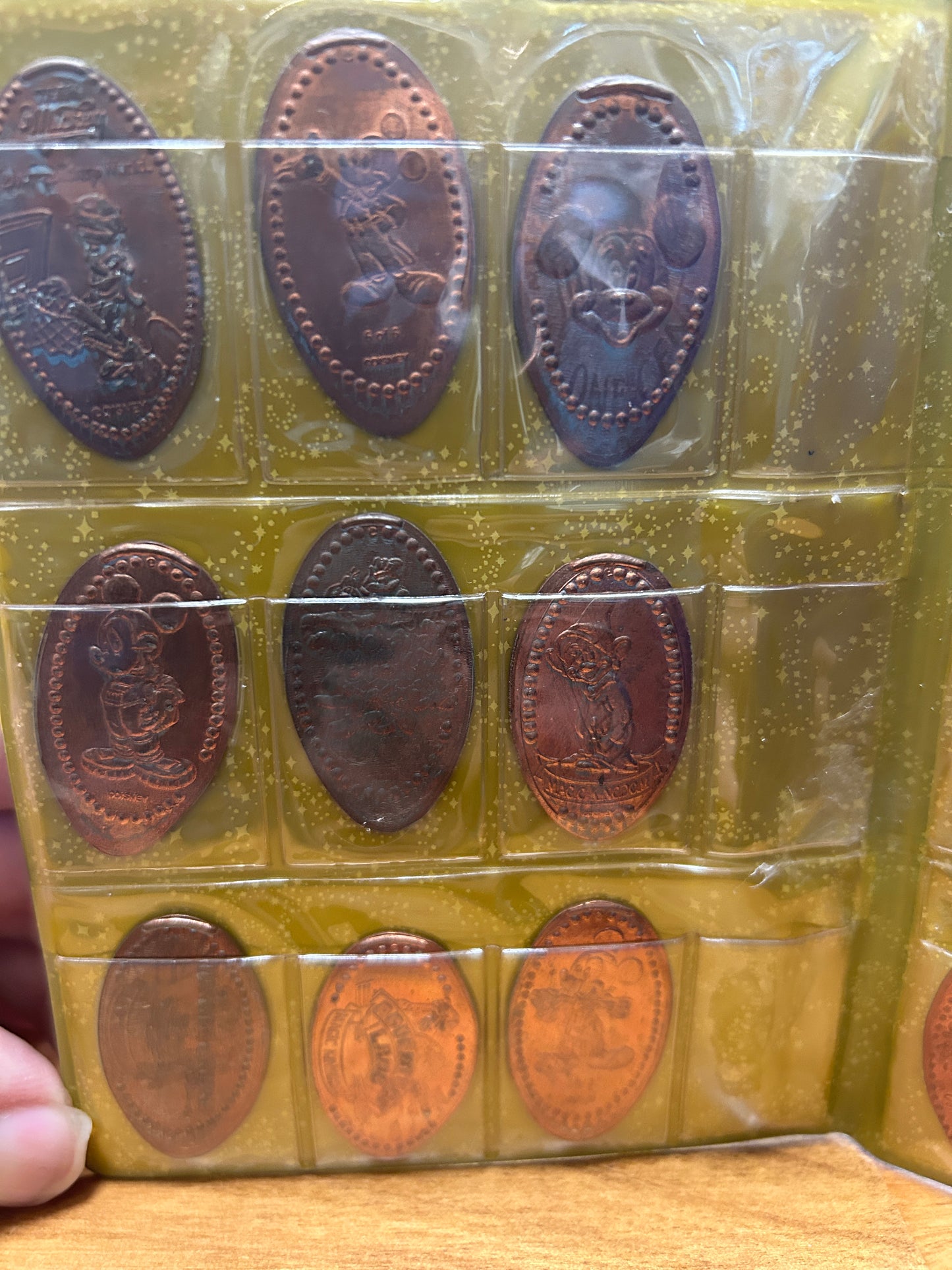 Happiest Celebration on Earth Pressed Penny Book with 20 Coins