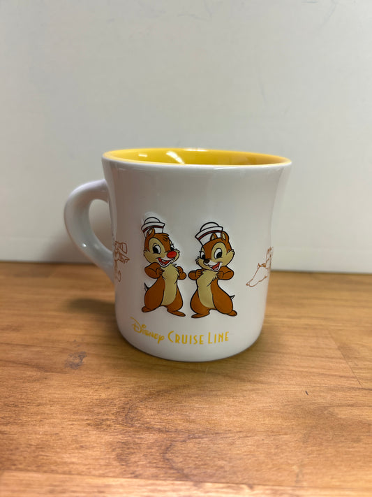 Chip -N- Dale Disney Cruise Lines Coffee Mug