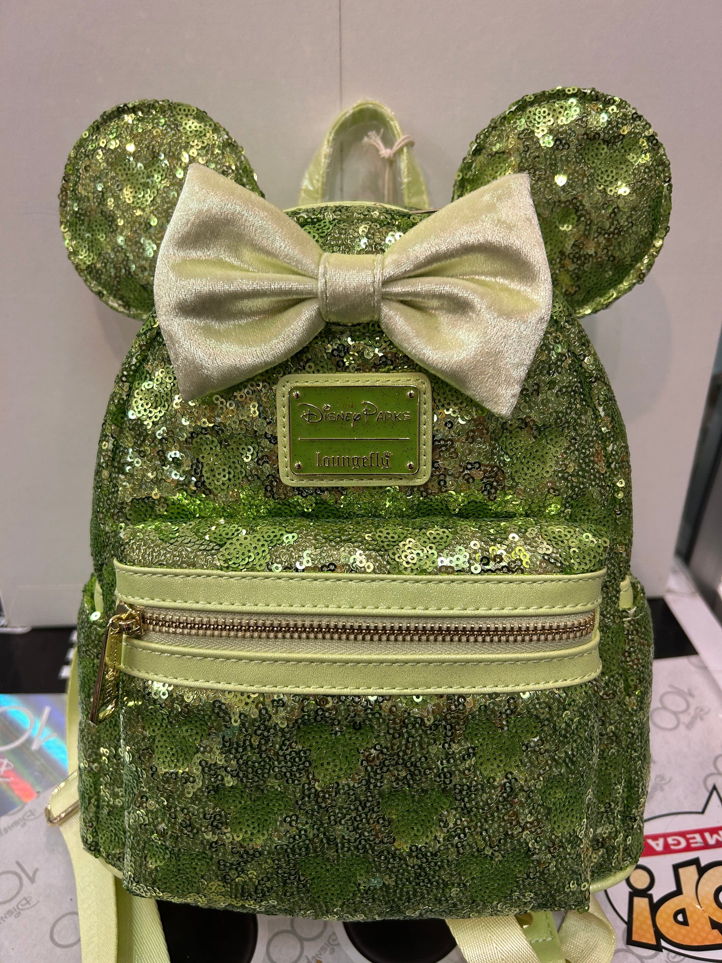 TINKER BELL sequence DISNEY PARKS LOUNGEFLY Backpack / Purse NWT