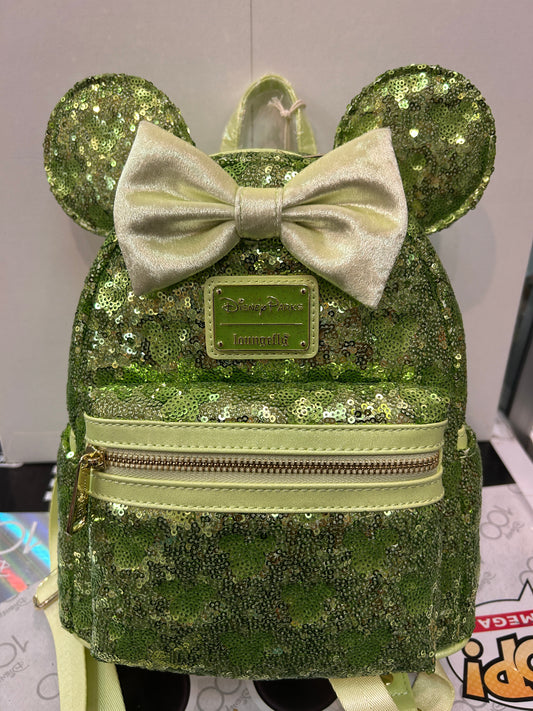 TINKER BELL sequence DISNEY PARKS LOUNGEFLY Backpack / Purse NWT