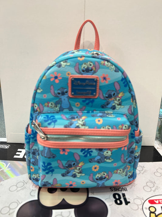 Lilo and Stitch DISNEY PARKS LOUNGEFLY Backpack / Purse NWT