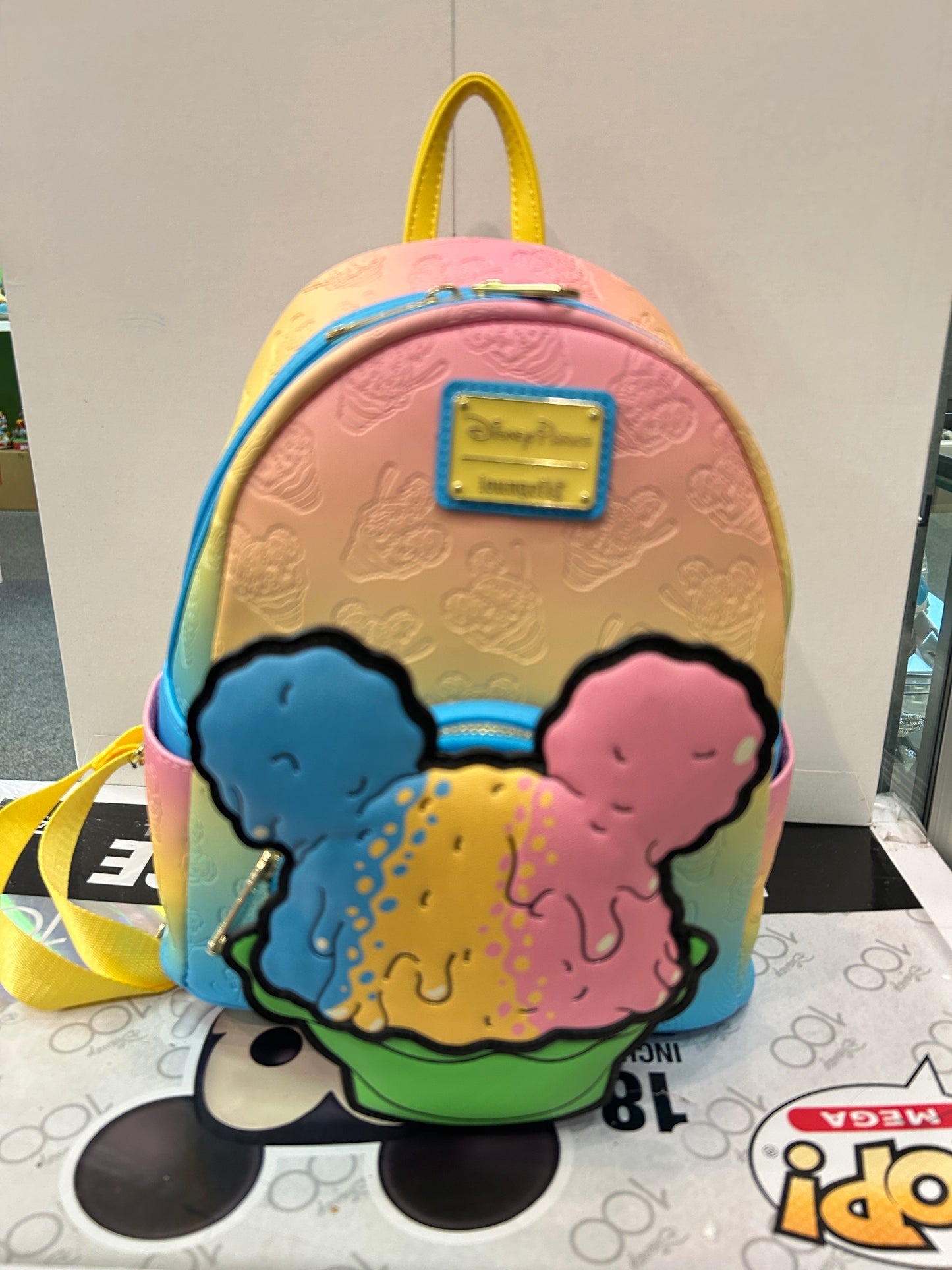 Mickey Mouse Shaved Ice Cream DISNEY PARKS LOUNGEFLY Backpack / Purse NWT