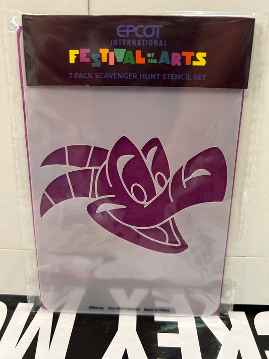 FIGMENT / SPACE SHIP EARTH Epcot 2025 Festival of the Arts Stencils