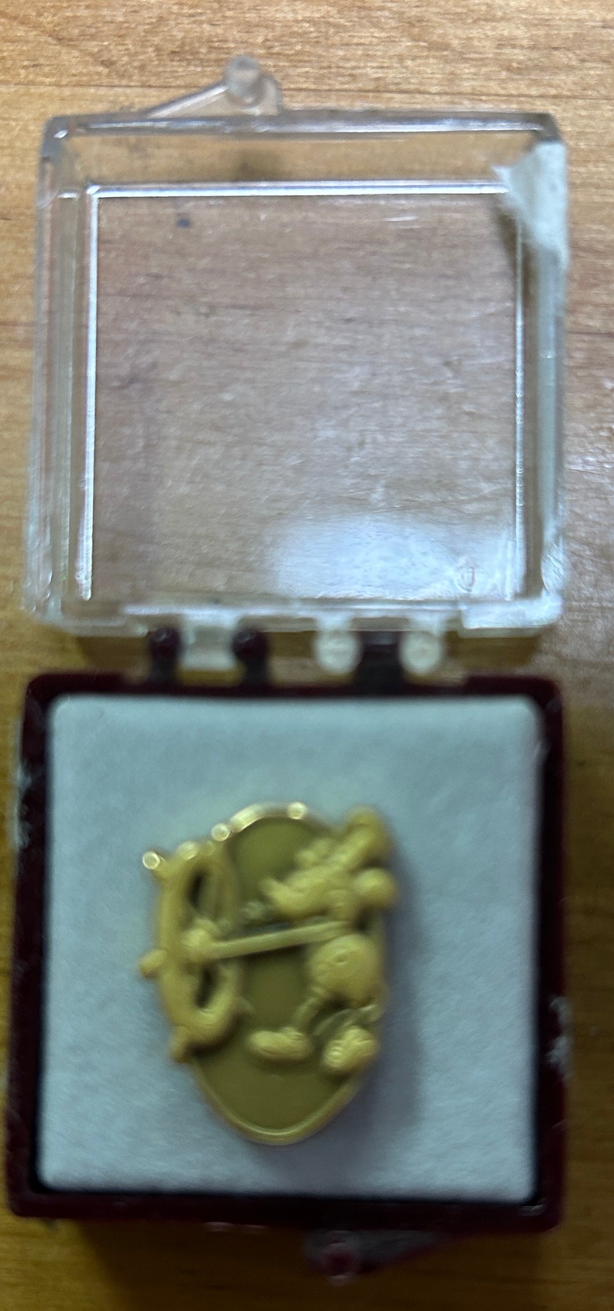 Disney 1 Year Service Pin - Mickey Mouse Steamboat Willie