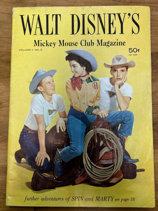 Walt Disney's Mickey Mouse Club Magazine Vol 2 #3 April 1957