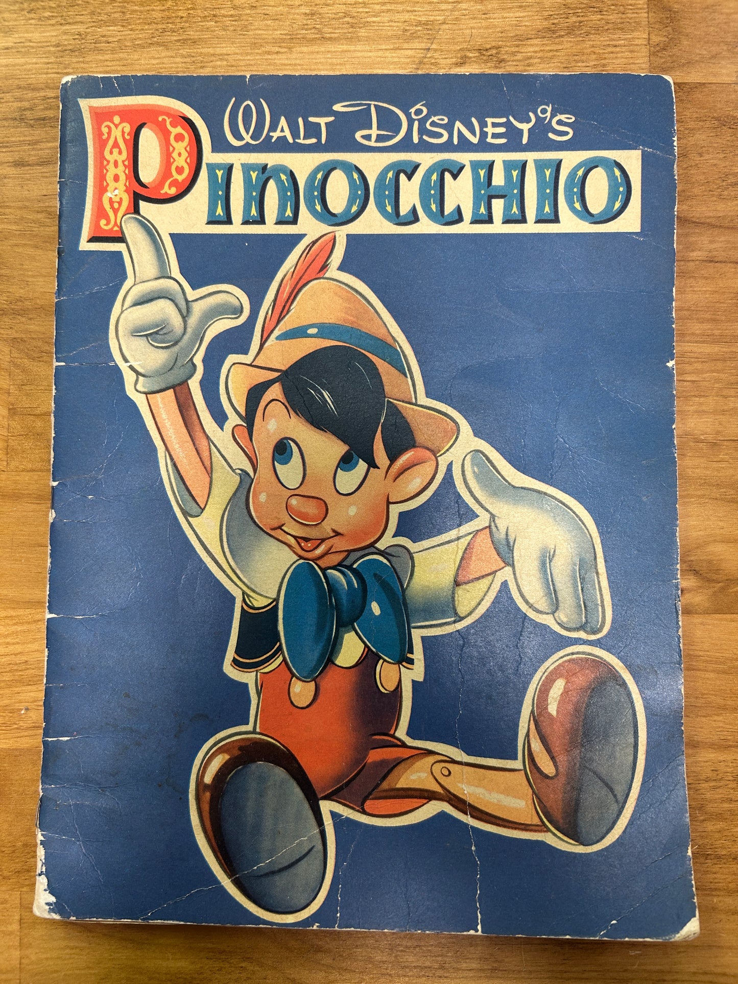 1939 PINOCCHIO Story Book with images to Color