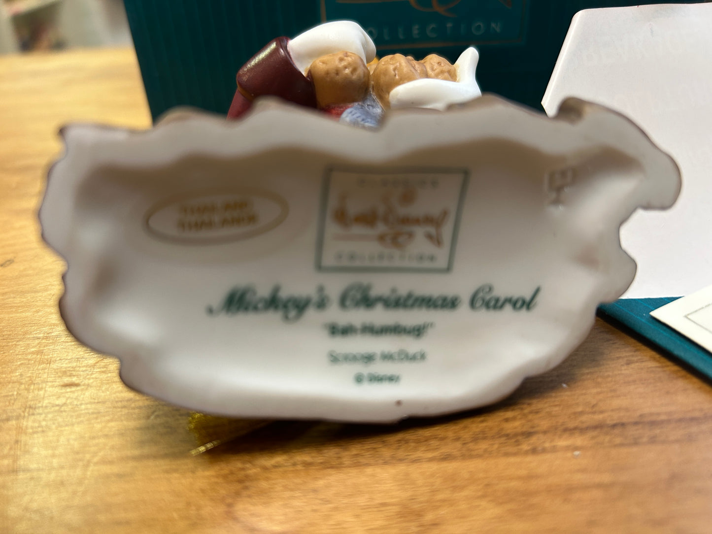 Uncle Scrooge from Christmas Carol - WDCC 'Bah Humbug' with Box and COA