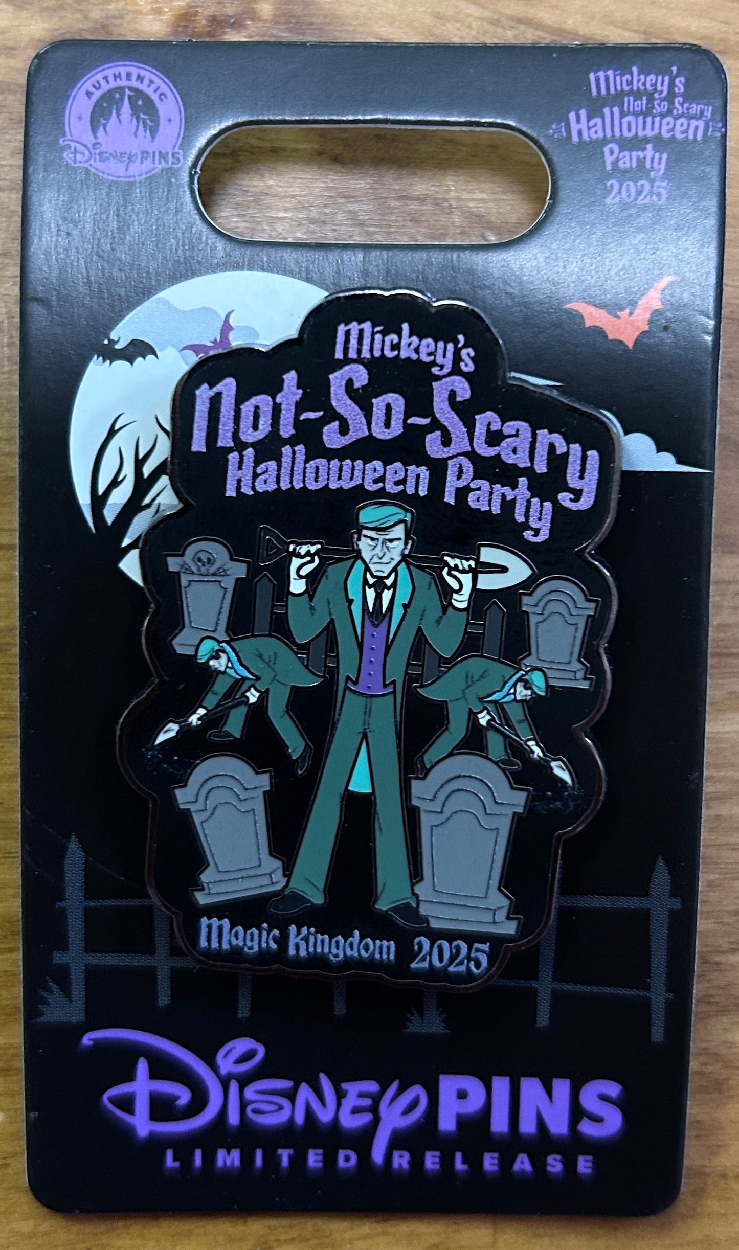 2025 Mickey's Not-So-Scary Halloween Party GRAVE DIGGER Disney Pin