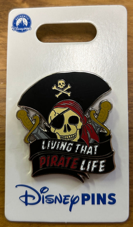 Pirates of the Caribbean Ride DISNEY Pin "Living that Pirate Life"