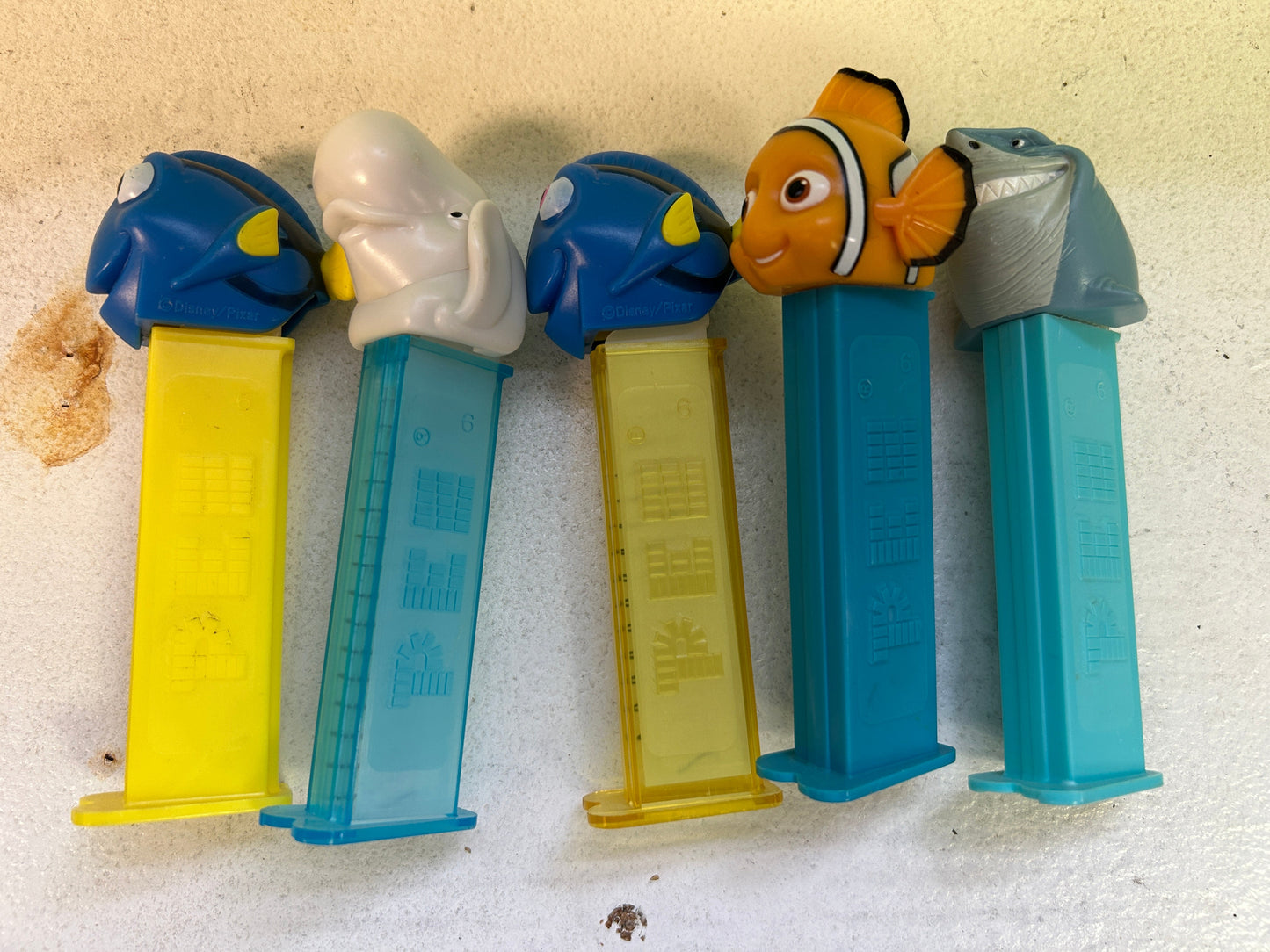Finding Nemo / Finding Dory Collection of Pez Dispensers